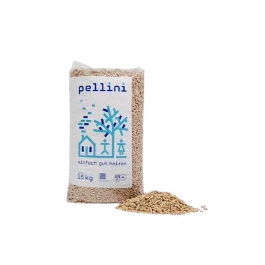 Pellini Holzpellets ENplus A1 – 990 kg (66 x 15-kg-Säcke), DINplus zertifiziert